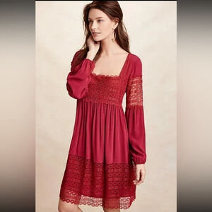 Anthropologie Floreat Aveline Lace Dress Size 0